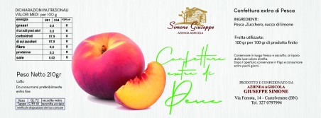 Confettura extra di pesca